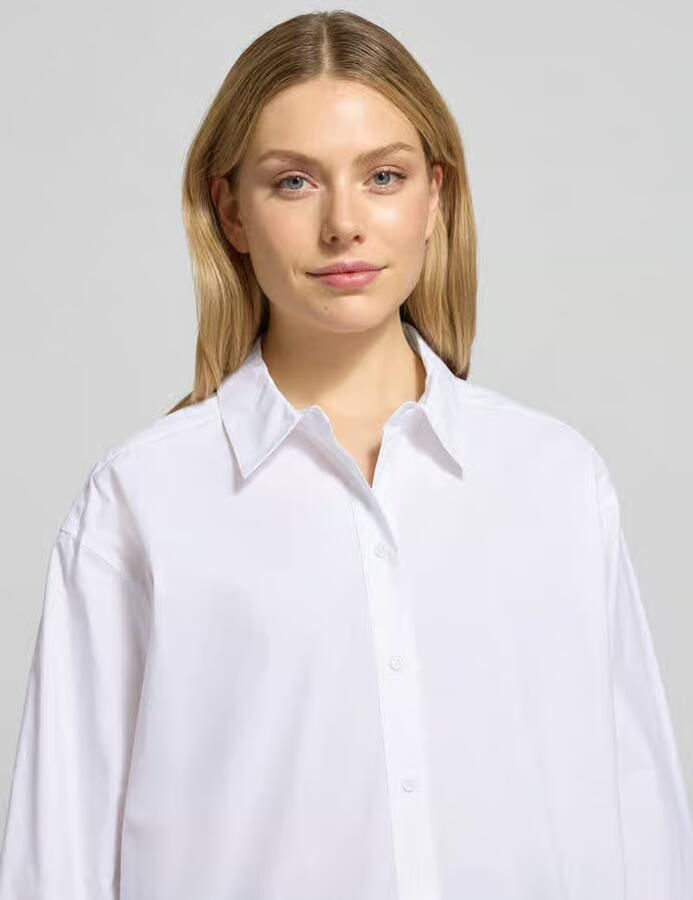 Essentiel Antwerp Relaxed fit overhemdblouse van puur katoen model 'JAMBERS' - Foto 2