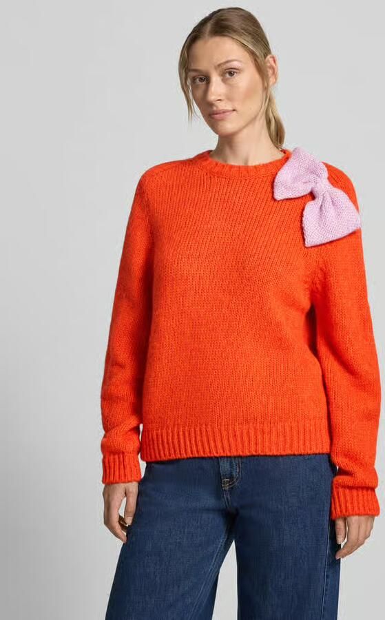Essentiel Antwerp relaxed fit pullover van katoenmix model 'KOLLIER' - Foto 3