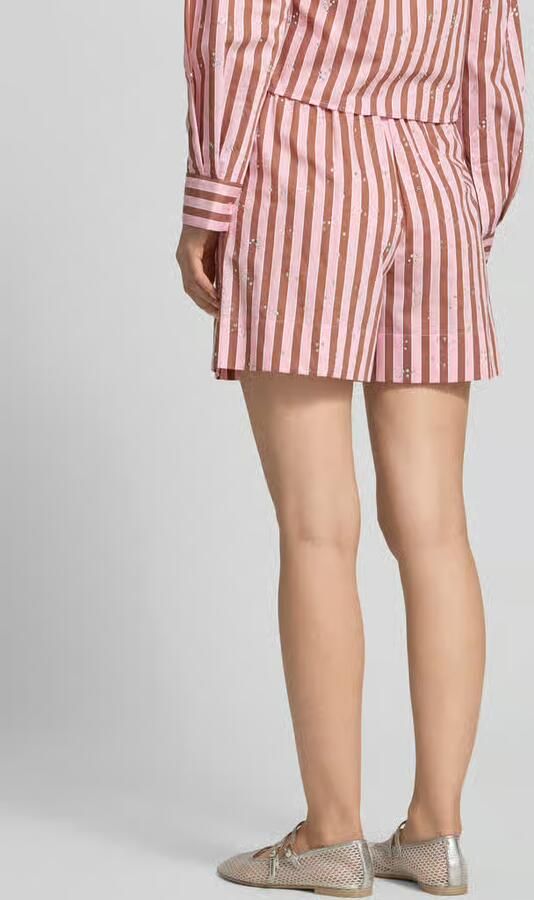 Essentiel Antwerp relaxed fit short van katoenmix model 'JEEUW' - Foto 4