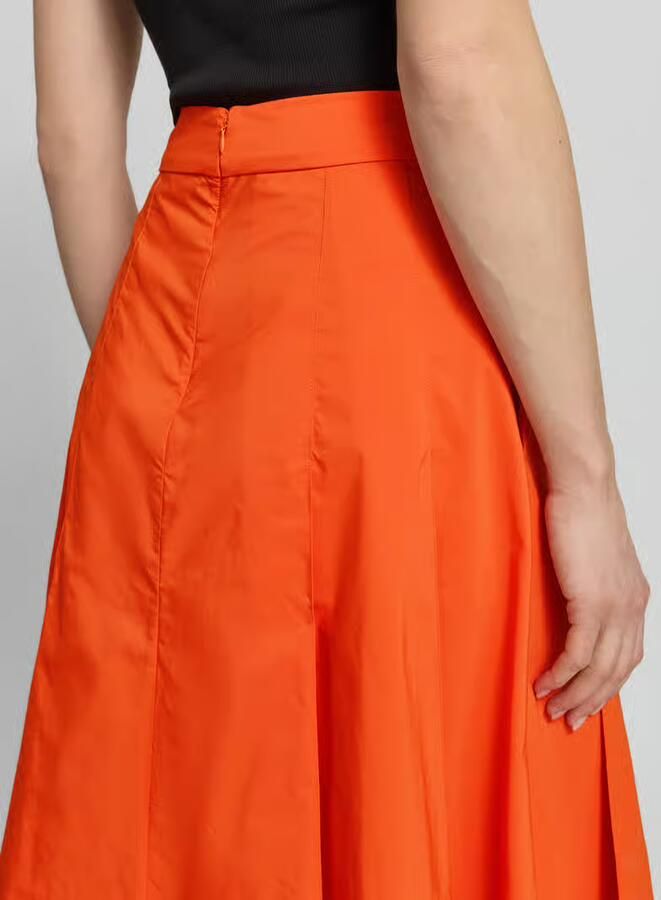 Essentiel Antwerp Uitlopende midi-rok met verborgen ritssluiting model 'JAELYN'