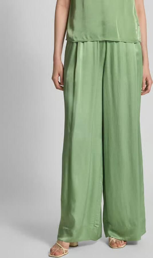 Essentiel Antwerp Wide leg broek met structuurmotief model 'Hollusk' - Foto 2