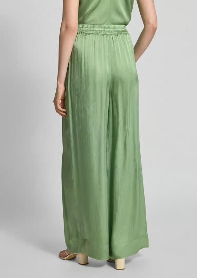 Essentiel Antwerp Wide leg broek met structuurmotief model 'Hollusk'