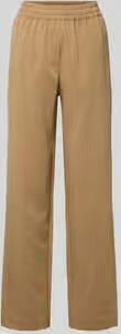 Essentiel Antwerp Wide leg stoffen broek van viscosemix model 'JINOU'