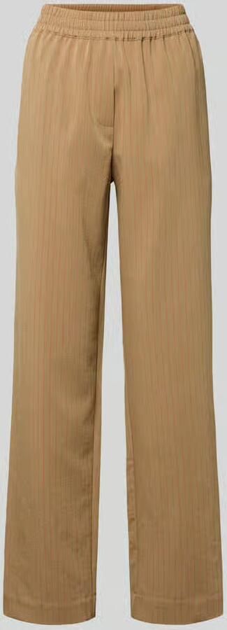 Essentiel Antwerp Wide leg stoffen broek van viscosemix model 'JINOU' - Foto 2