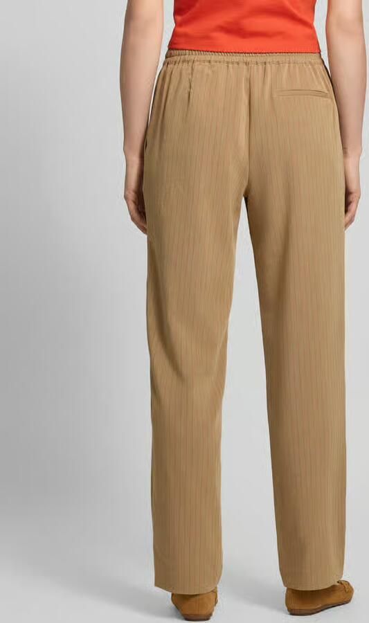 Essentiel Antwerp Wide leg stoffen broek van viscosemix model 'JINOU' - Foto 3