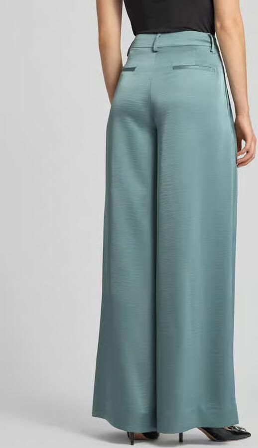 Essentiel Antwerp Wijde broek met bandplooien model 'IXIE'