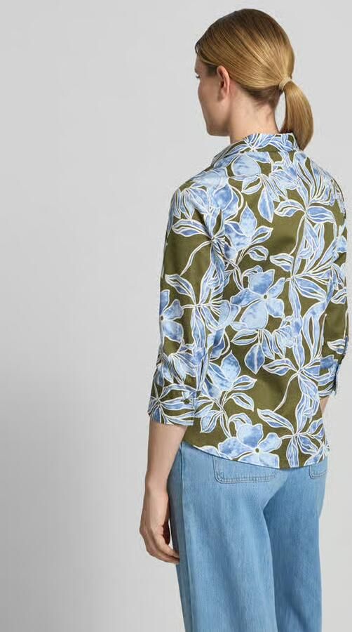 Eterna Blouse met overhemdkraag en 3 4-mouw - Foto 4