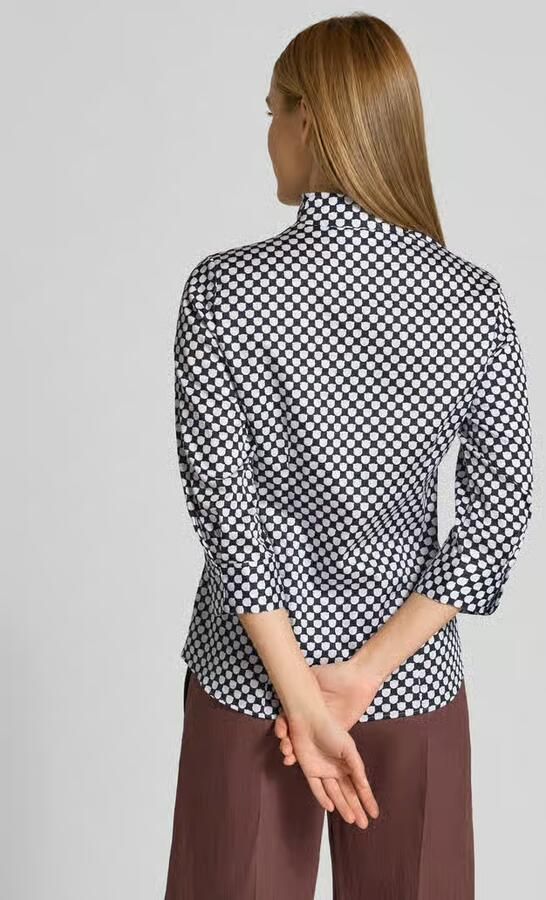 Eterna Blouse met overhemdkraag en knoopsluiting - Foto 4