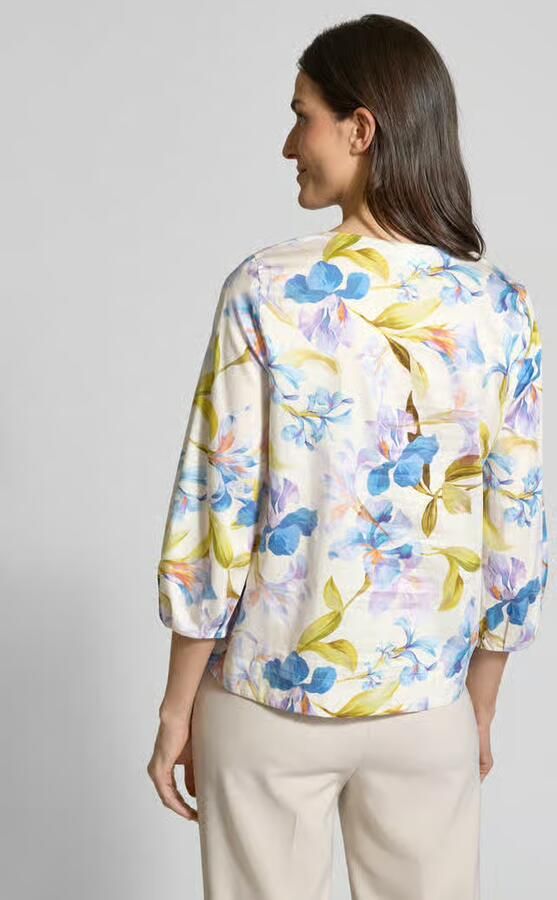 Eterna Comfort fit blouse met V-hals - Foto 6