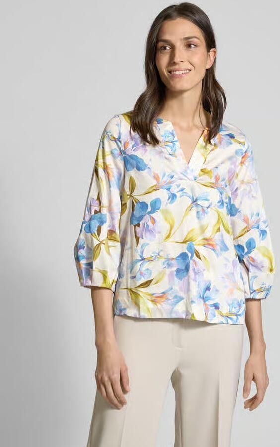 Eterna Comfort fit blouse met V-hals - Foto 7