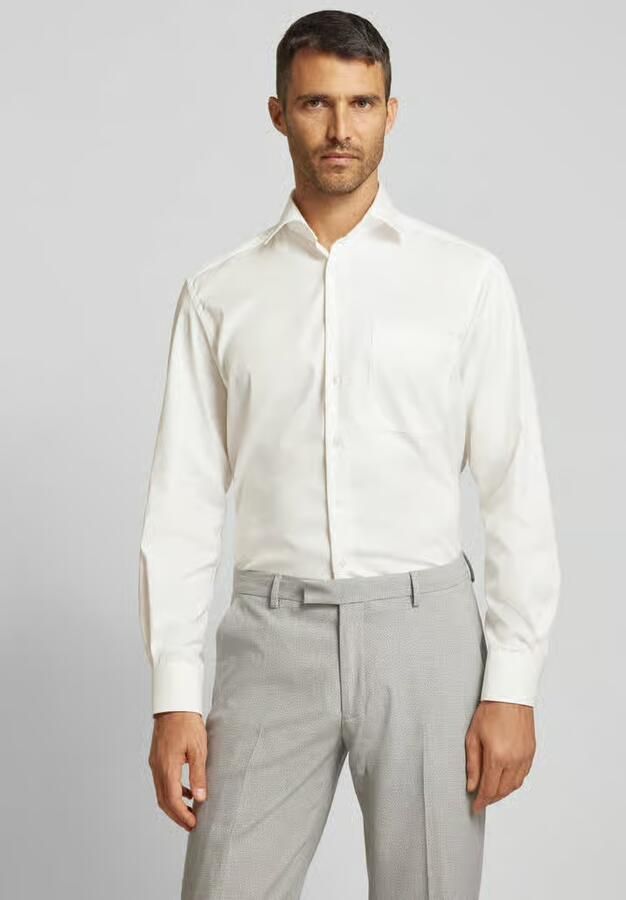 Eterna Overhemd met lange mouwen Comfort fit NON IRON (strijkvrij) - Foto 4