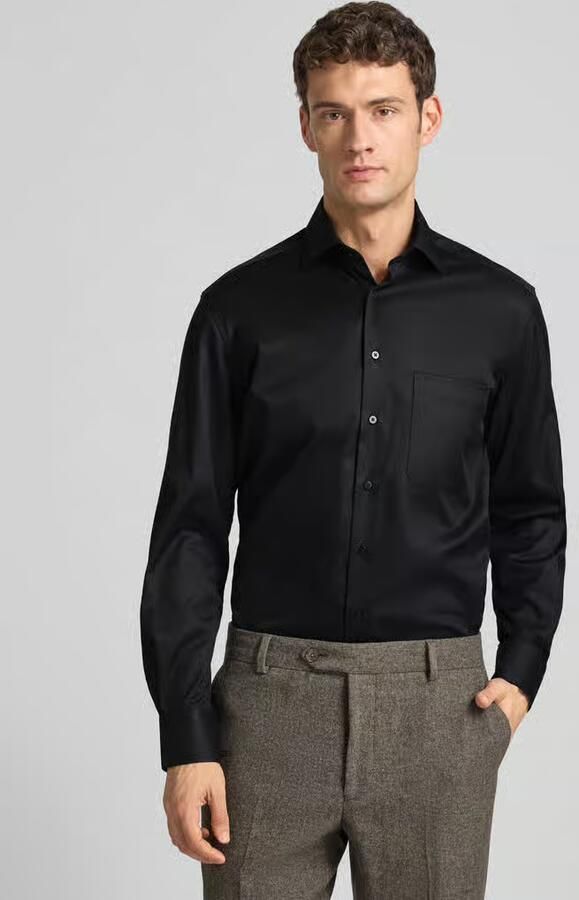 Eterna Overhemd met lange mouwen Comfort fit NON IRON (strijkvrij) - Foto 3