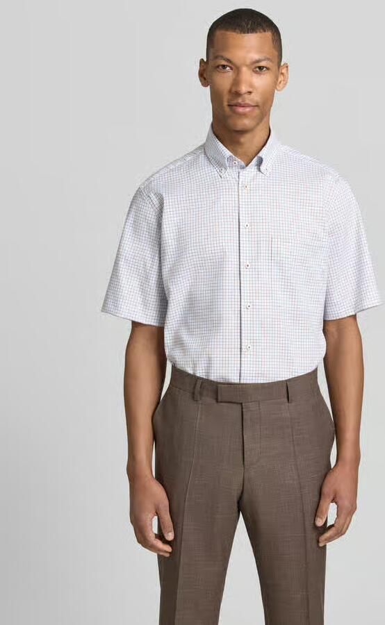 Eterna comfort fit zakelijk hemd met borstzak - Foto 4