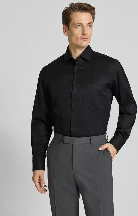 Eterna Overhemd met lange mouwen Comfort fit NON IRON (strijkvrij) - Foto 4