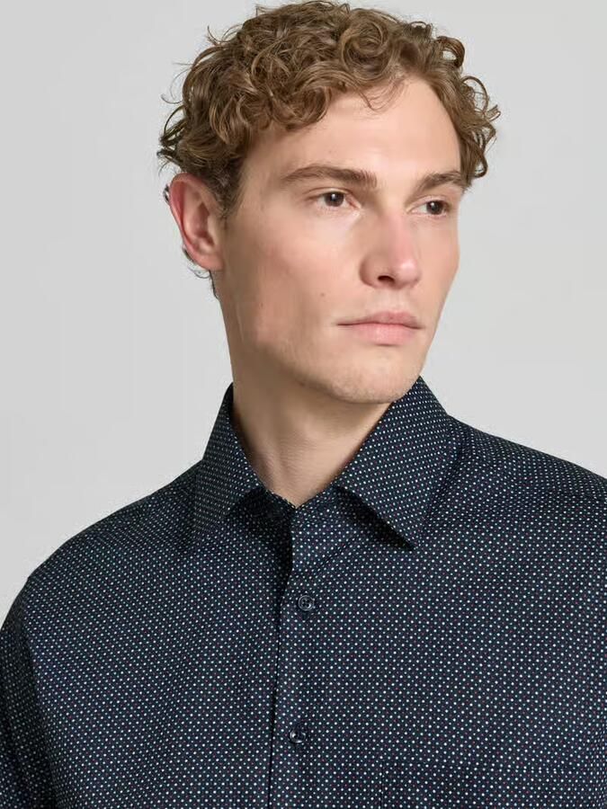 Eterna comfort fit zakelijk hemd met kentkraag