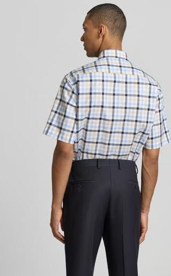 Eterna Comfort fit zakelijk hemd met kentkraag