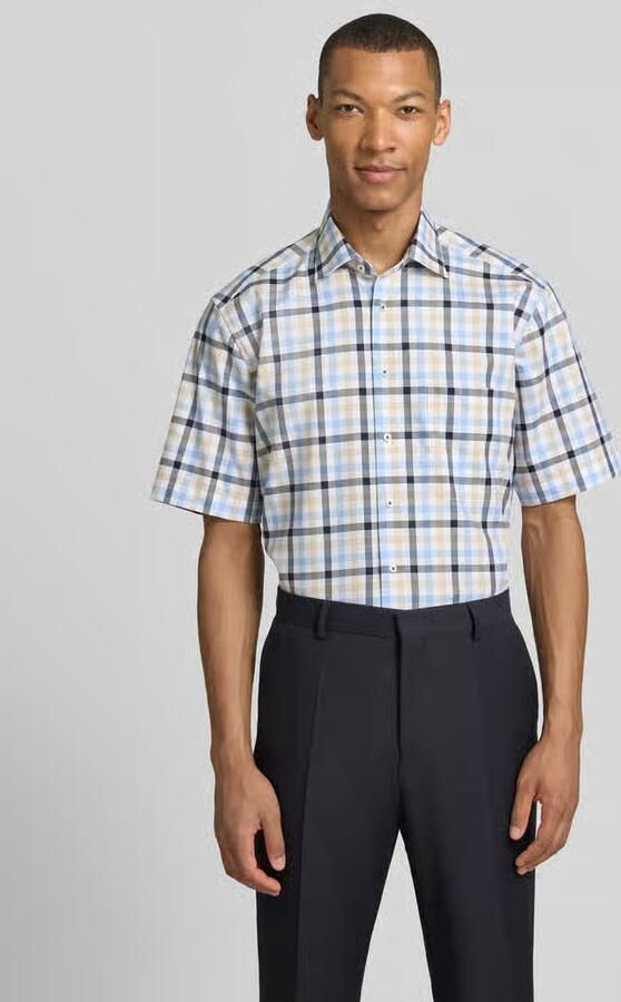 Eterna Comfort fit zakelijk hemd met kentkraag - Foto 4