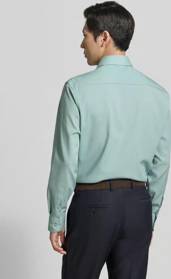 Eterna Comfort fit zakelijk hemd met kentkraag