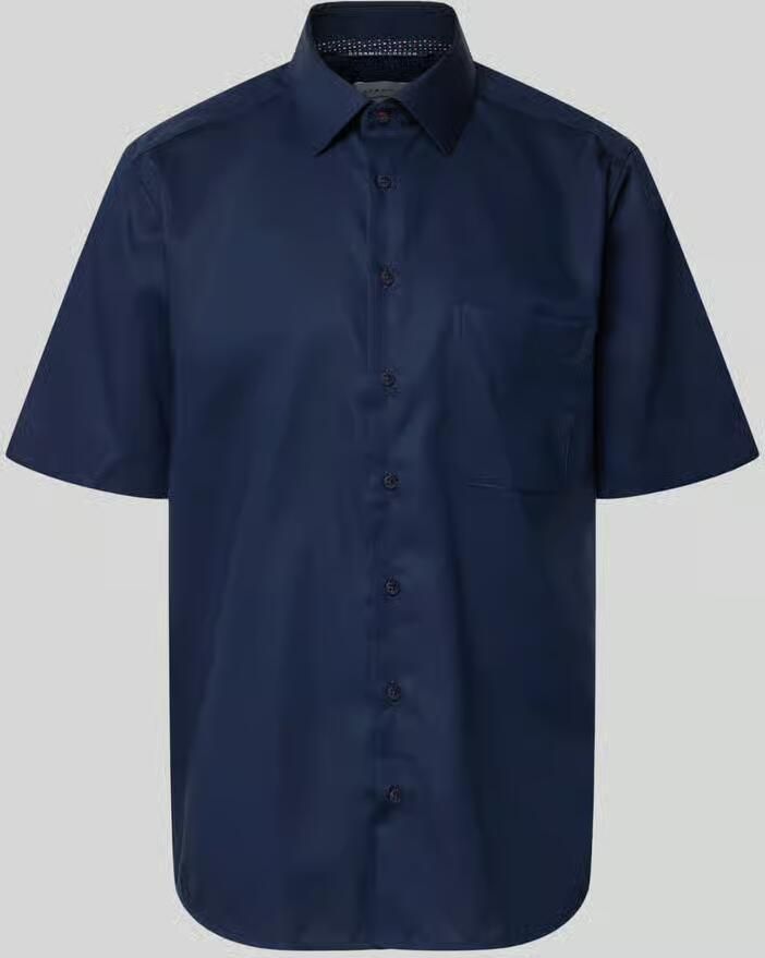 Eterna Comfort Fit zakelijk hemd van katoen met kentkraag - Foto 2