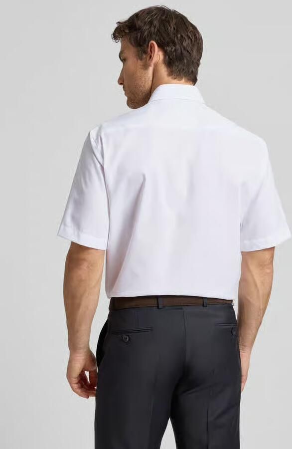Eterna Comfort Fit zakelijk hemd van katoen met kentkraag - Foto 2