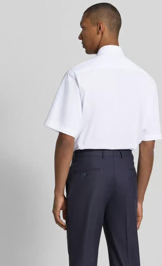 Eterna Overhemd met korte mouwen Comfort fit NON IRON (strijkvrij)