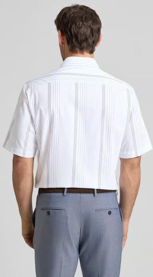 Eterna Comfort Fit zakelijk hemd van katoen met kentkraag