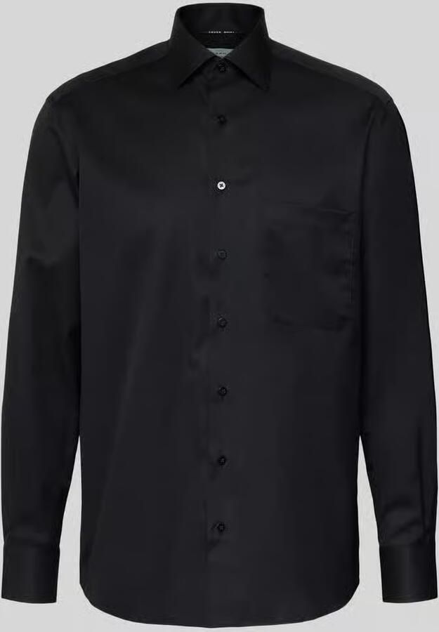Eterna Overhemd met lange mouwen Comfort fit NON IRON (strijkvrij)