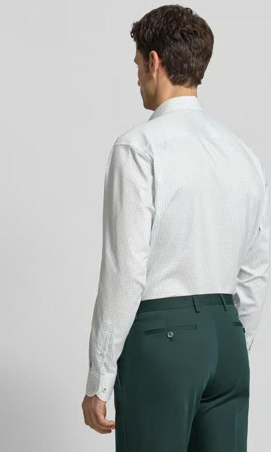Eterna Comfort fit zakelijk overhemd van katoen met kentkraag - Foto 4