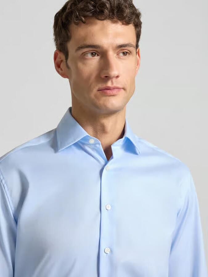 Eterna Modern fit zakelijk overhemd met kentkraag en sportmanchetten - Foto 2