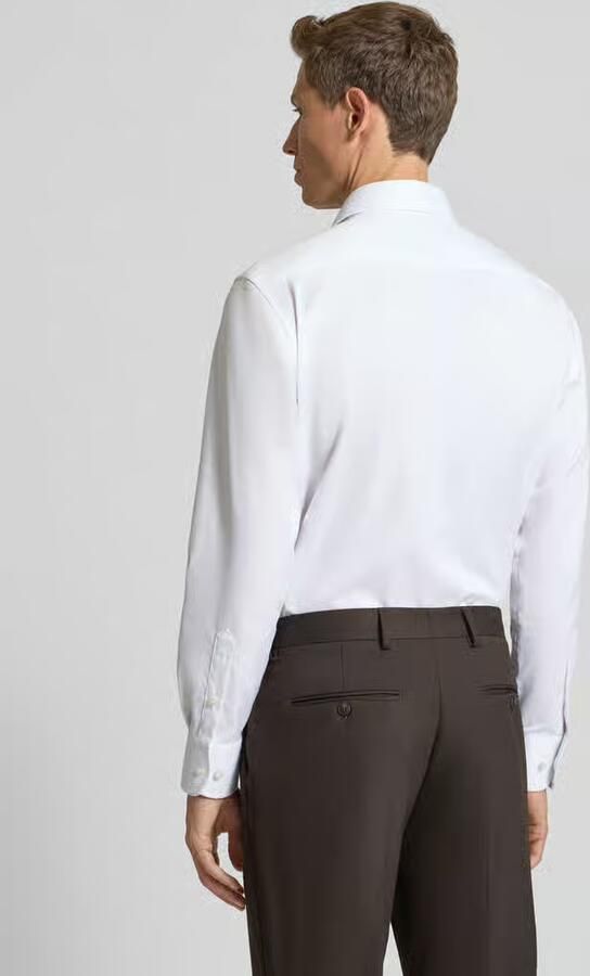 Eterna Modern fit zakelijk overhemd met kentkraag en sportmanchetten - Foto 5