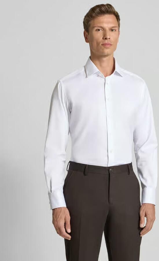Eterna Modern fit zakelijk overhemd met kentkraag en sportmanchetten - Foto 6
