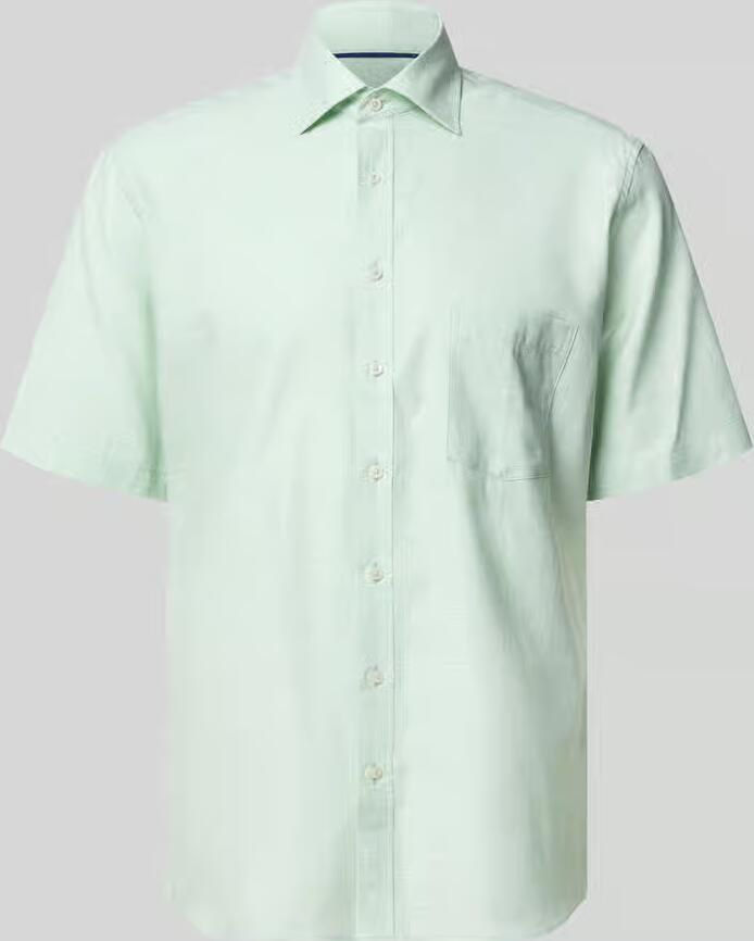 Eterna modern fit zakelijk overhemd met kentkraag - Foto 2