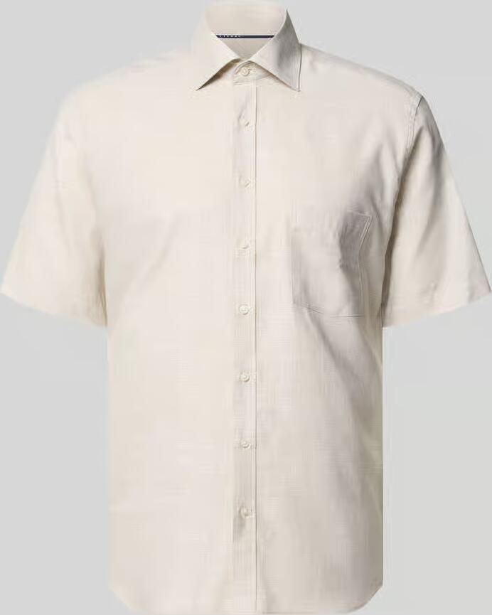 Eterna modern fit zakelijk overhemd met kentkraag - Foto 2