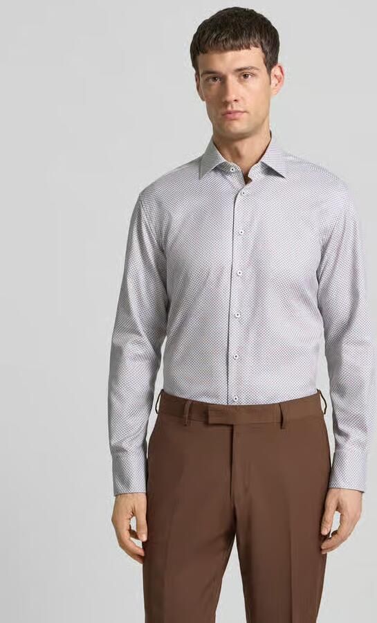 Eterna Modern fit zakelijk overhemd met kentkraag - Foto 2