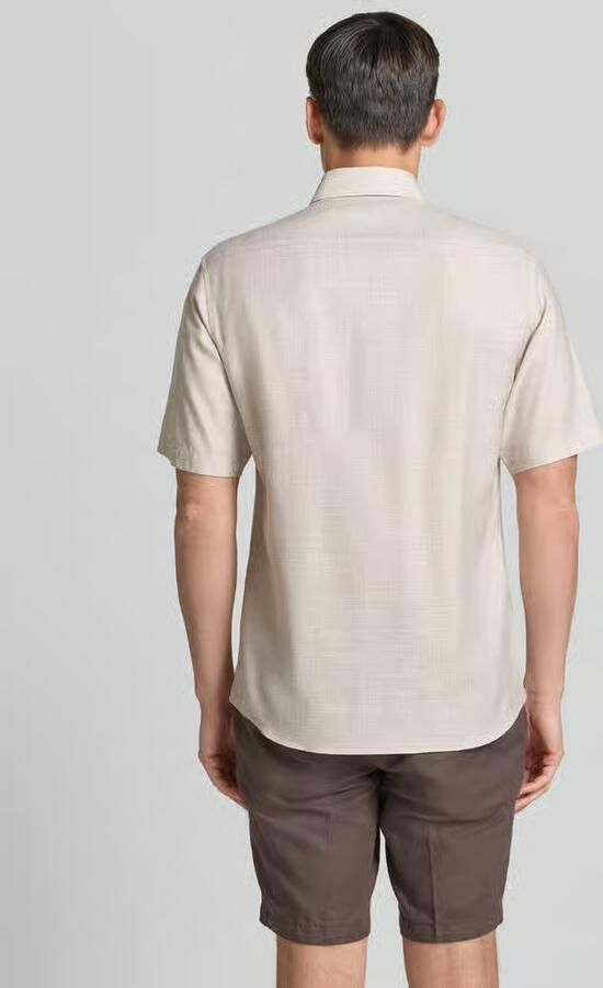 Eterna modern fit zakelijk overhemd met kentkraag