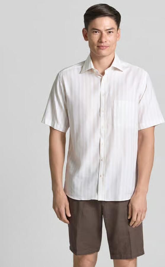 Eterna modern fit zakelijk overhemd met kentkraag - Foto 3