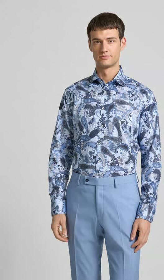 Eterna Modern fit zakelijk overhemd met knoopsluiting - Foto 2