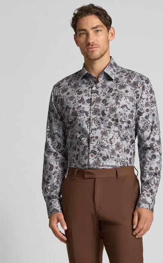 Eterna Modern fit zakelijk overhemd met knoopsluiting - Foto 2
