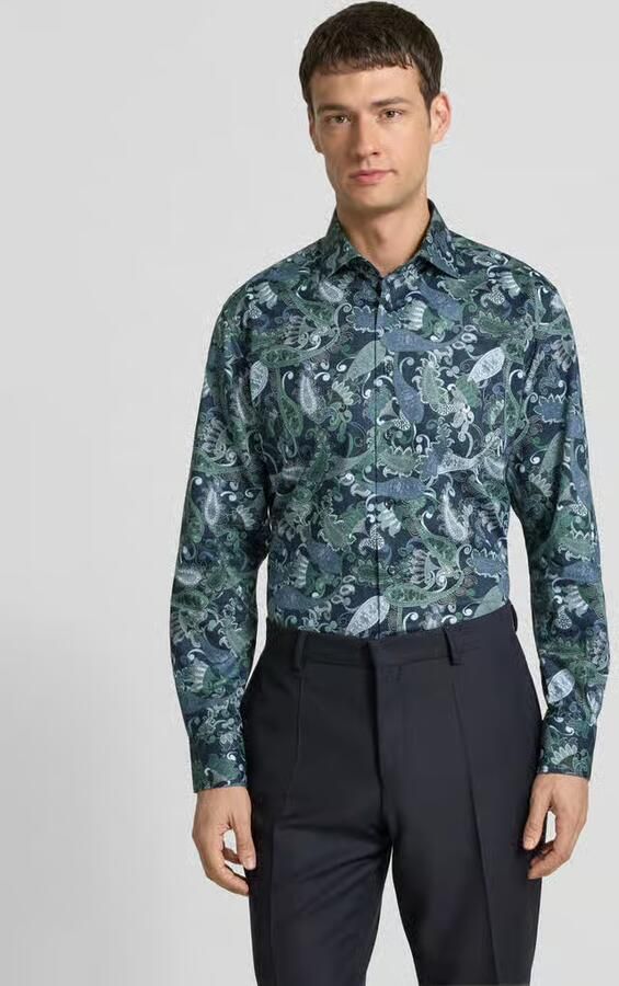 Eterna Modern fit zakelijk overhemd met knoopsluiting - Foto 2