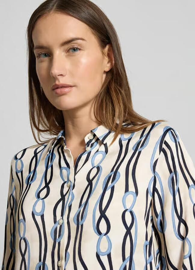 Eterna Overhemdblouse met knoopsluiting - Foto 2
