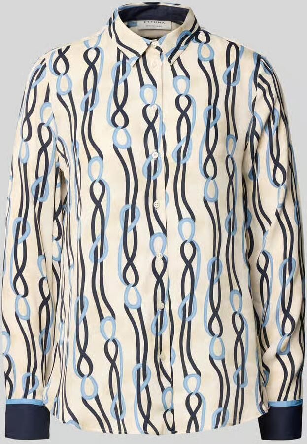 Eterna Overhemdblouse met knoopsluiting