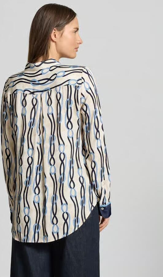 Eterna overhemdblouse met knoopsluiting