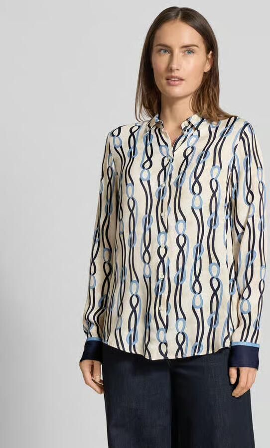 Eterna overhemdblouse met knoopsluiting - Foto 4