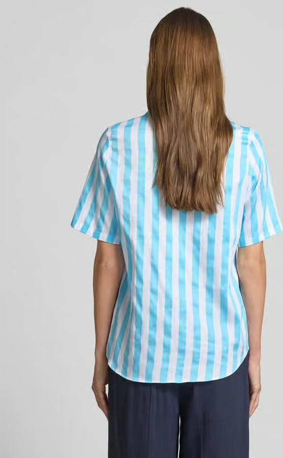 Eterna Regular fit blouse met 1 2-mouwen