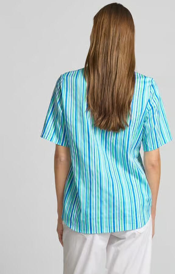 Eterna Regular fit blouse met 1 2-mouwen