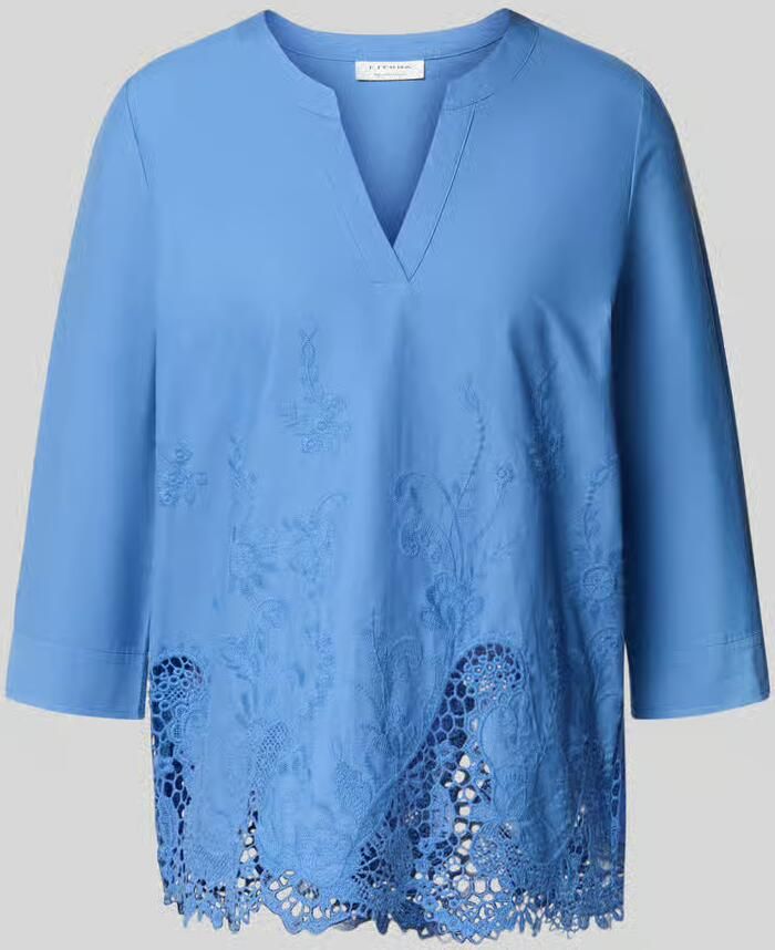 Eterna Regular fit blouse met motiefstitching - Foto 2