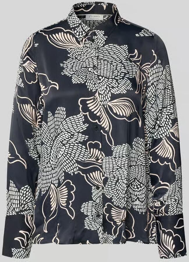 Eterna regular fit blouse van viscose in all-over look - Foto 2
