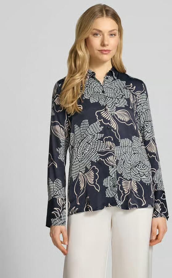 Eterna regular fit blouse van viscose in all-over look - Foto 3