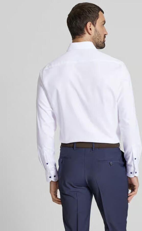 Eterna Overhemd met lange mouwen MODERN FIT NON IRON (strijkvrij) - Foto 6