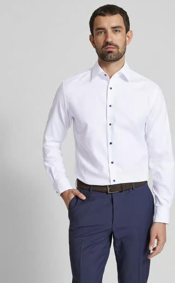 Eterna Overhemd met lange mouwen MODERN FIT NON IRON (strijkvrij) - Foto 7
